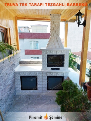 Truva Tek Tarafı Tezgahlı Barbekü - Kaliteli Ürün + Hızlı Kurulum + Doğru Seçim